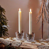 Three Kings Candles Xmas Three Kings Flameless Table Candles 2pk - Cream